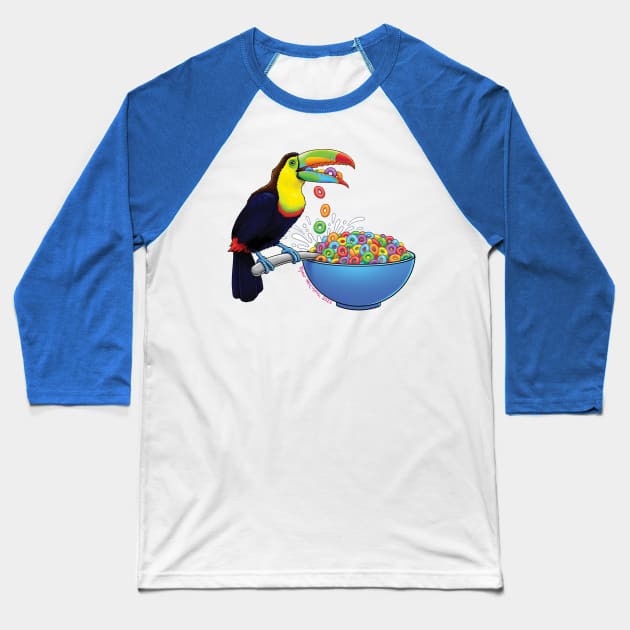 Early Bird Breakfast Baseball T-Shirt by CritterArt